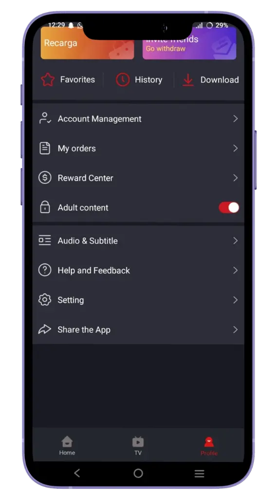 Bloquear conteúdo adulto Bloquear conteúdo adulto