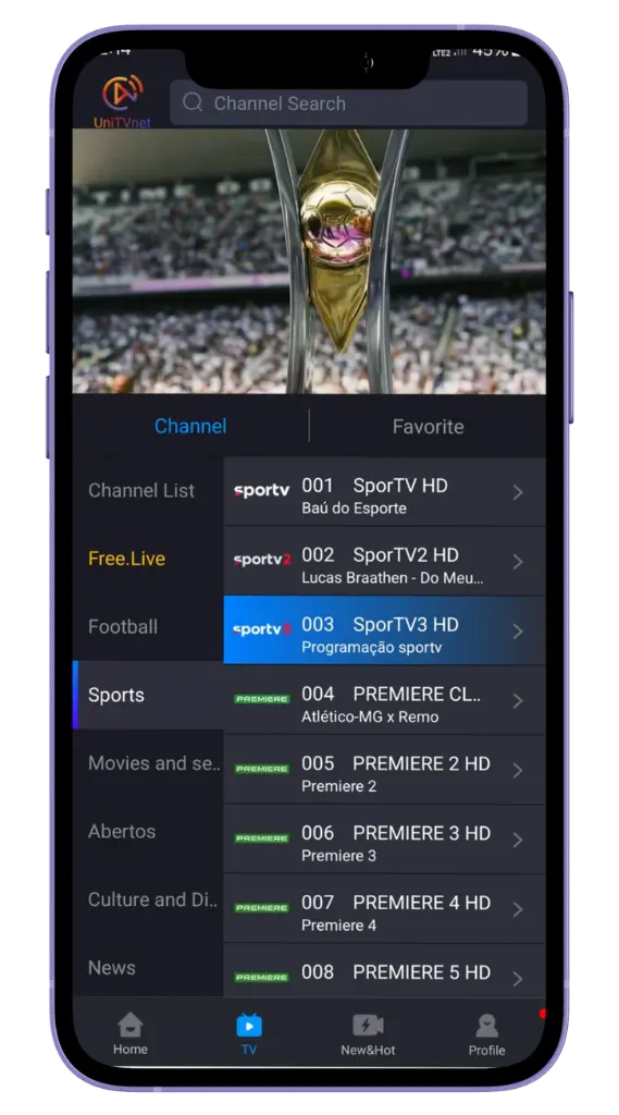 Como acessar sua conta do Uni TV Net APK Como acessar sua conta do Uni TV Net APK