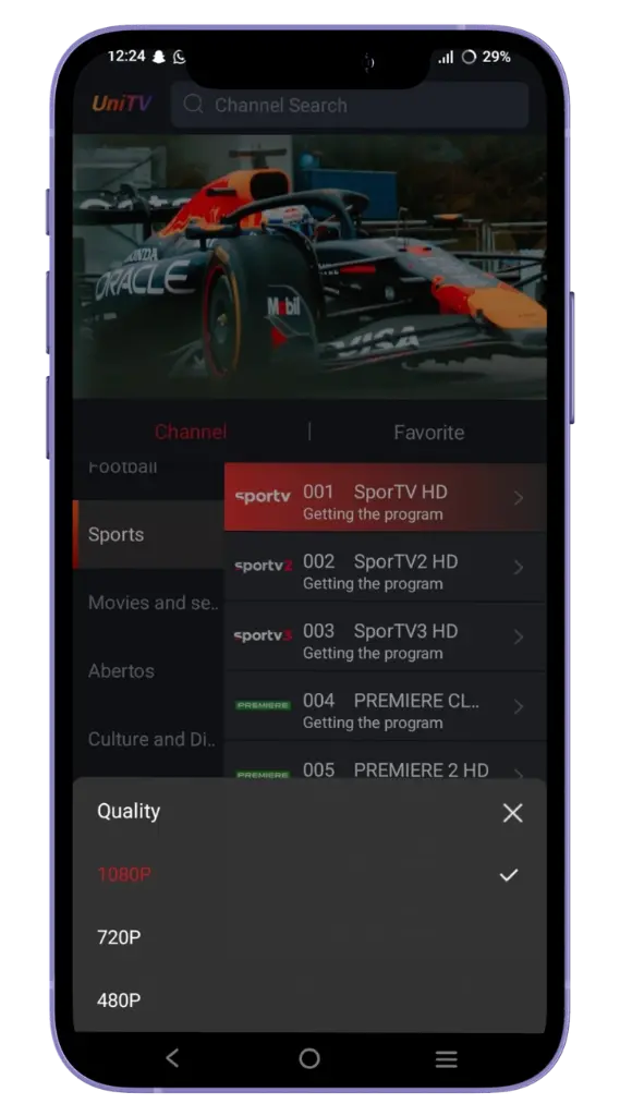 Qualidade de Vídeo HD Qualidade de Vídeo HD